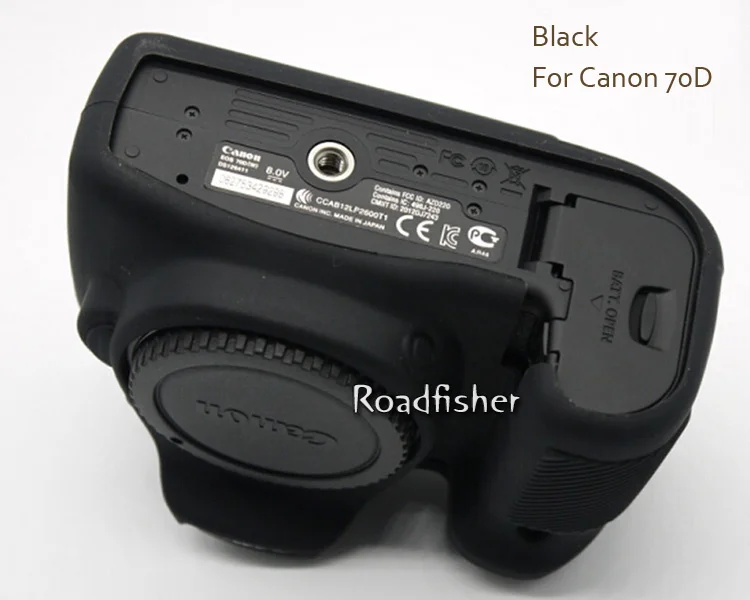 Roadfisher Черный Камо силикагель камера защитная крышка-чехол Корпус для DSLR Canon EOS 700D 6D 5D3 5DS 5DR 5D4 70D 80D 100D