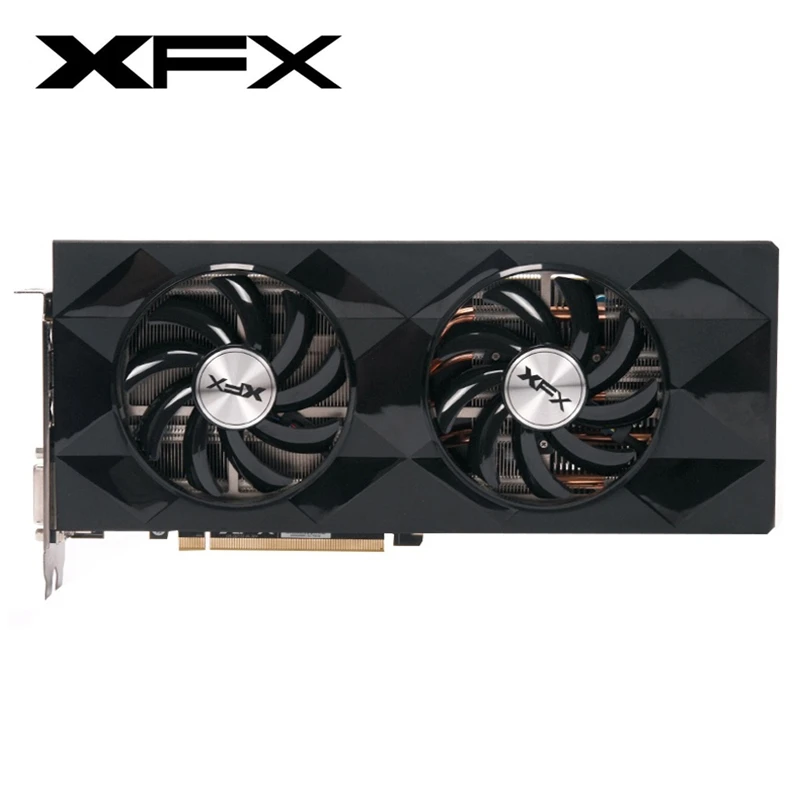 Cheap  Original XFX R9 390 8GB Video Screen Cards AMD Radeon R9390 8GB Graphics Cards GPU Board Desktop Co