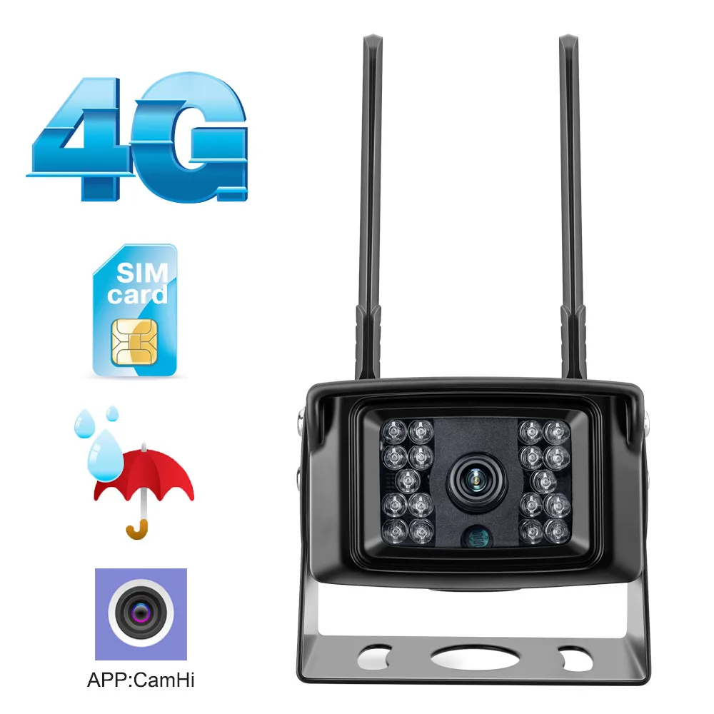 3G 4G SIM карта 1080P HD IP камера безопасности наружная беспроводная Водонепроницаемая