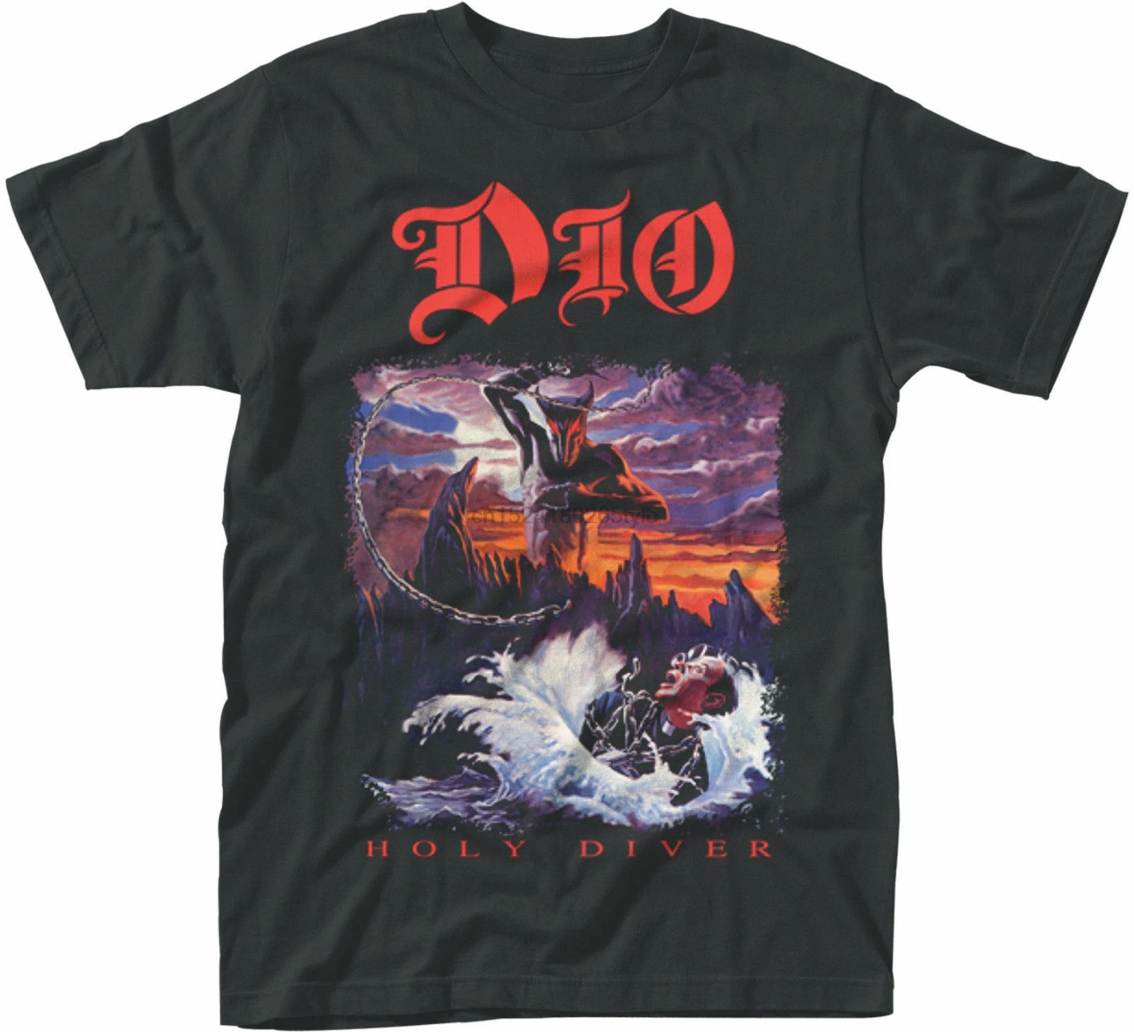 Футболка DIO Holy Diver Официальный товар | Мужская одежда