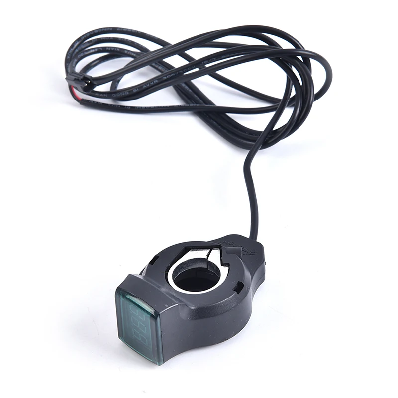 Electric Vehicle LCD Thumb Throttle Voltage Key Switch Lock With Power