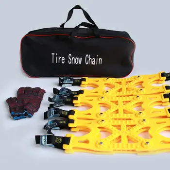 

Mini Plastic Winter Tyres wheels Snow Chains Anti-Skid Autocross Outdoor 6pcs Essential Accessories