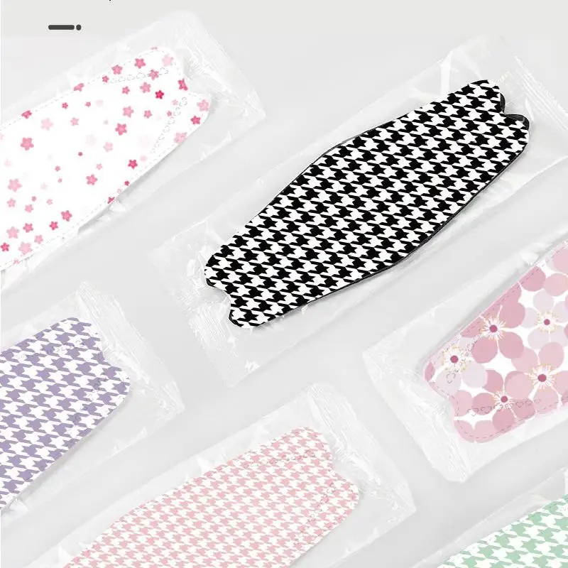 FFP2 Aldult Mask Korean Printed Face Mouth Mask 4 Layers Repeatable Woman Fabric Respirator Protective Non Stick Lipsti CE