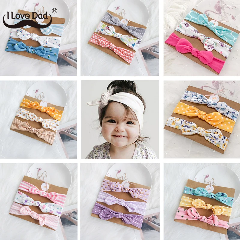 Special Price Bows Headband Hair-Accessories Turban Flower-Printed Baby-Girl Elastic Cute Rabbit-Ear GR6JewNkGW0