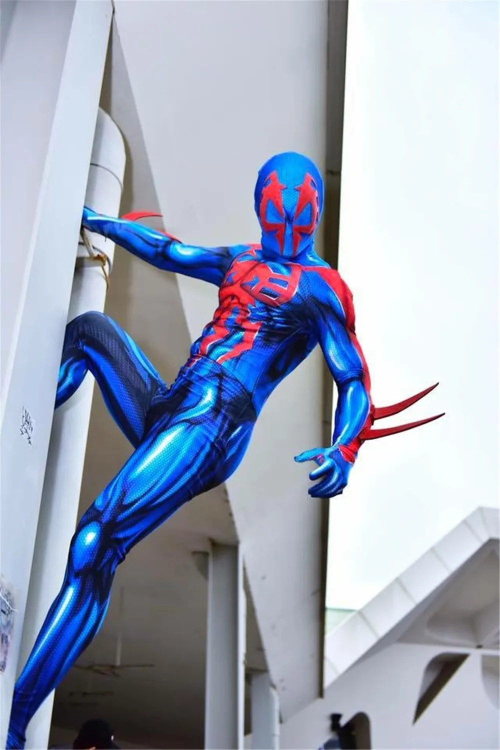 Spider 2099, Мигель О 'Хара, косплей, Костюмы супергероев, цельный костюм зентай, комбинезон для взрослых, комбинезон с длинными рукавами