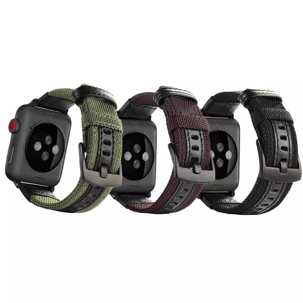 Ремешок сменный из холщового материала для Apple Watch iWatch 38 мм/42 мм | Электроника