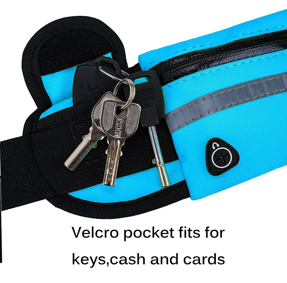  New Outdoor Running Waist Bag Waterproof Mobile Phone Holder Jogging Belt Belly Bag Women Gym Fitne - 32946657640