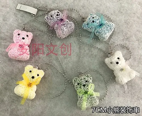 Рождественские украшения для рождественской елки подвеска оконная сцена компоновка пенопластовая декоративная цепь - Цвет: 7CM