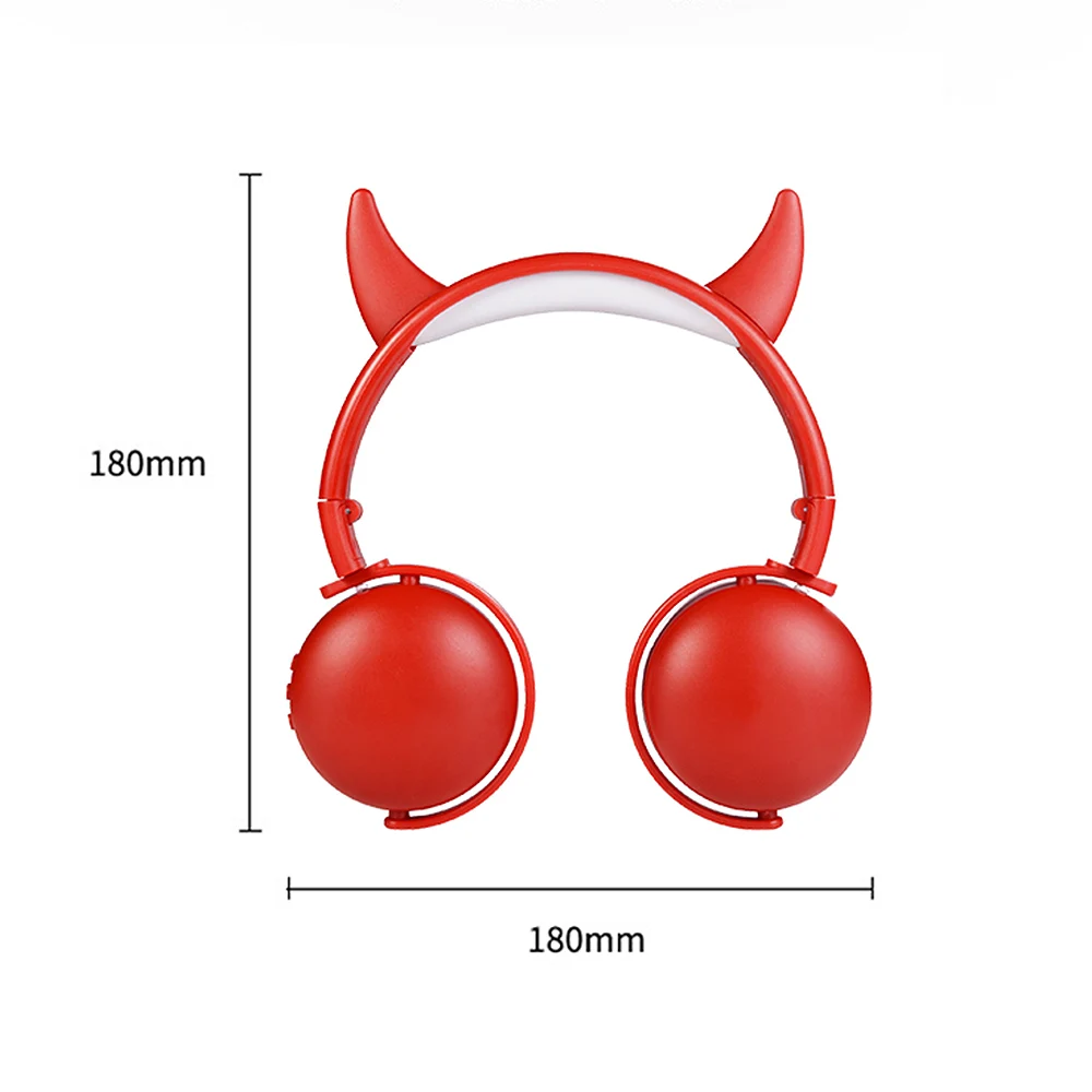 Милая Беспроводная bluetooth-гарнитура для девочек, детские наушники, легкие и складные с микрофоном, ПК, мобильный телефон, музыка, игры, MP3
