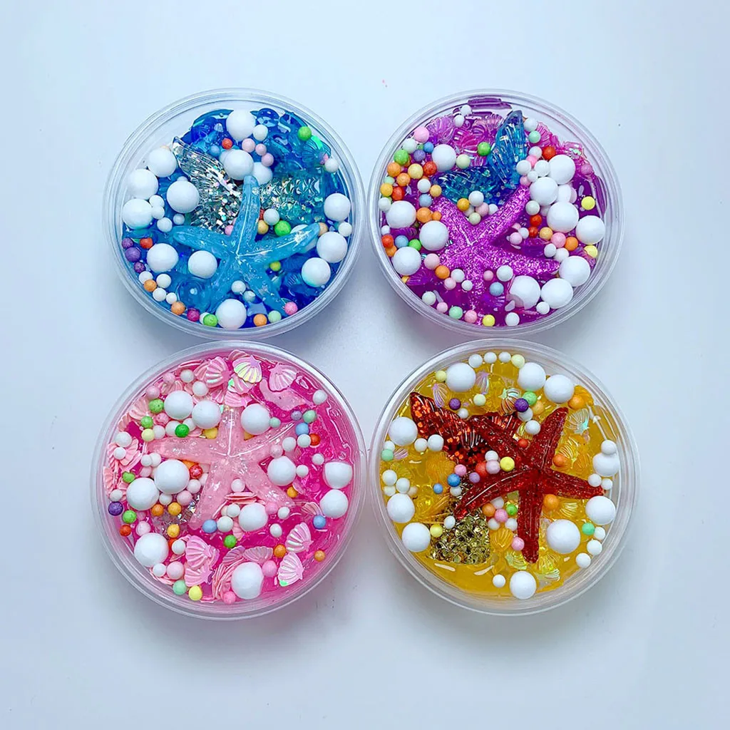 

Fluffy Slime Mud Tail Toy Charms Fishbowl Bubble Bath Gift Crafts And School Projects Stress Relief Safe Toys