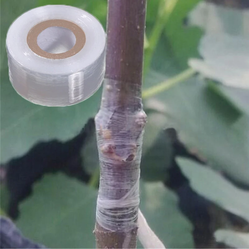 Garden Tree Plants Seedlings Supplies 30MM*120M Stretchable Grafting Grafting Tape Film Eco-friendly PE Self-adhesive