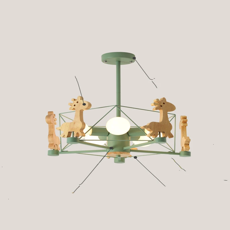 

Northern Europe Children Room Light Cartoon Chandelier Creativity Personality Modern Simplicity Bedroom ceiling lamp