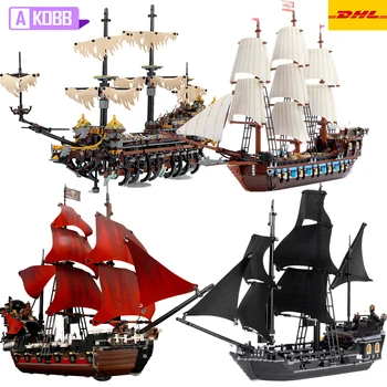 

In stock Blocks toys Imperial Flagship Silent Mary building blocks with10210 16042 4184 4195 70618 16016 70810 21322