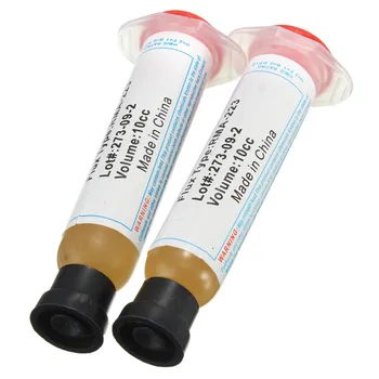 

2PCS/Lot DIY Solder Soldering Paste 10cc Flux Grease RMA223 RMA-223 for Chips Computer Phone LED BGA SMD PGA PCB Repair Tool