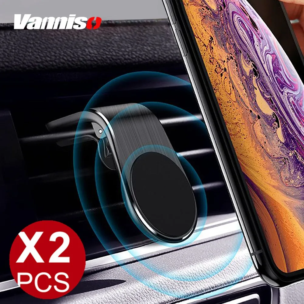 Автомобильный держатель для телефона Vanniso магнитный iPhone 11 XS Max X Samsung Xiaomi GPS