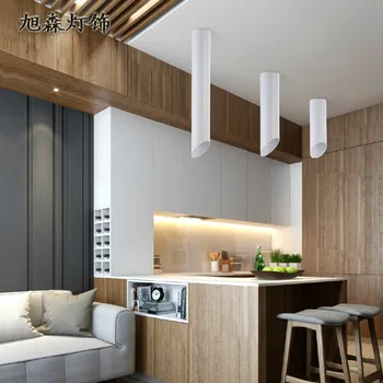 

Nordic Simple Postmodern LED Ceiling Light Straight Cylinder Living Room Bedroom Corridor Skylight