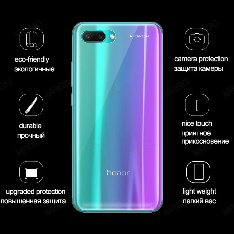 Кристально чистый чехол для huawei Honor 10 lite 9 чехол силиконовый прозрачный защитный чехол для Coque huawei Honor 10 8X20 чехол