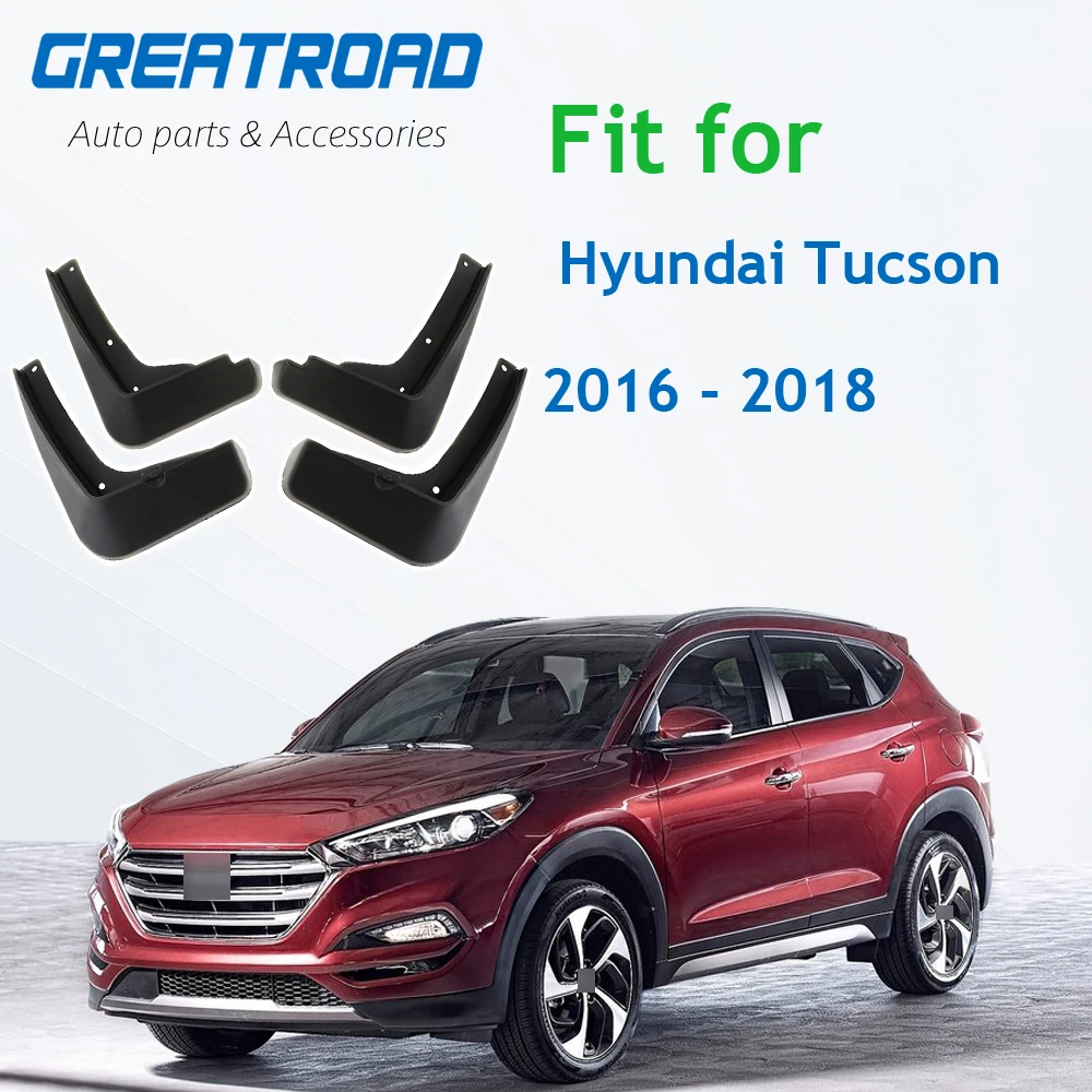 Литые Брызговики для hyundai Tucson 2016 2018 крыло переднее заднее 2017|Грязезащита| |