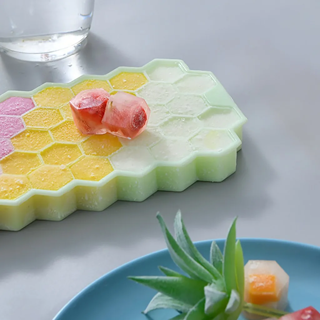 Faveolate Форма кубиков льда для приготовления лоток прессформы контейнеры хранения