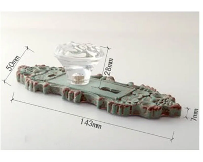 Mediterrâneo fixado na parede da porta alças