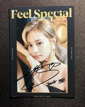 

hand signed TWICE Tzuyu autographed photo FEEL SPECIAL 5*7 092019N1