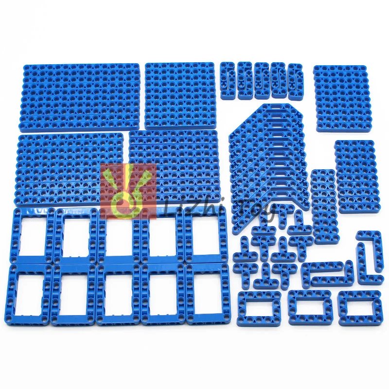 

Blocks Technic Parts Liftarm Thick Accessory Set Arm Beam Frame Connector Pin Toy MOC LegoINGlys Bulk Building Bricks 120PCS