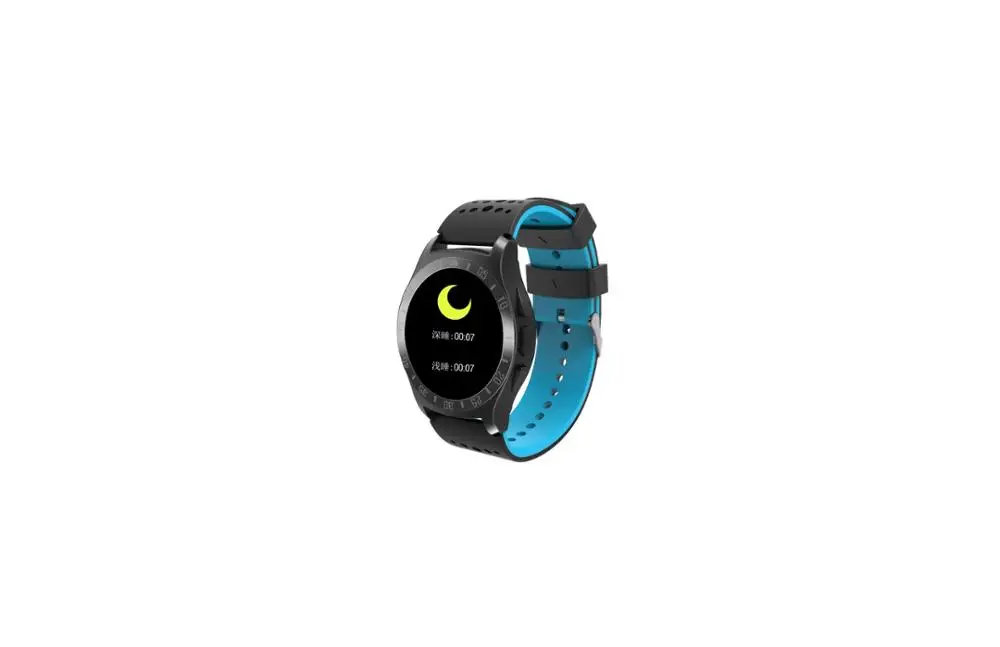 Смарт-часы KY009 с Bluetooth, браслет MTK2502, 1,3 цвет, кровяное давление, устройство для фитнеса Для Xiaomi Android и IOS - Цвет: Синий