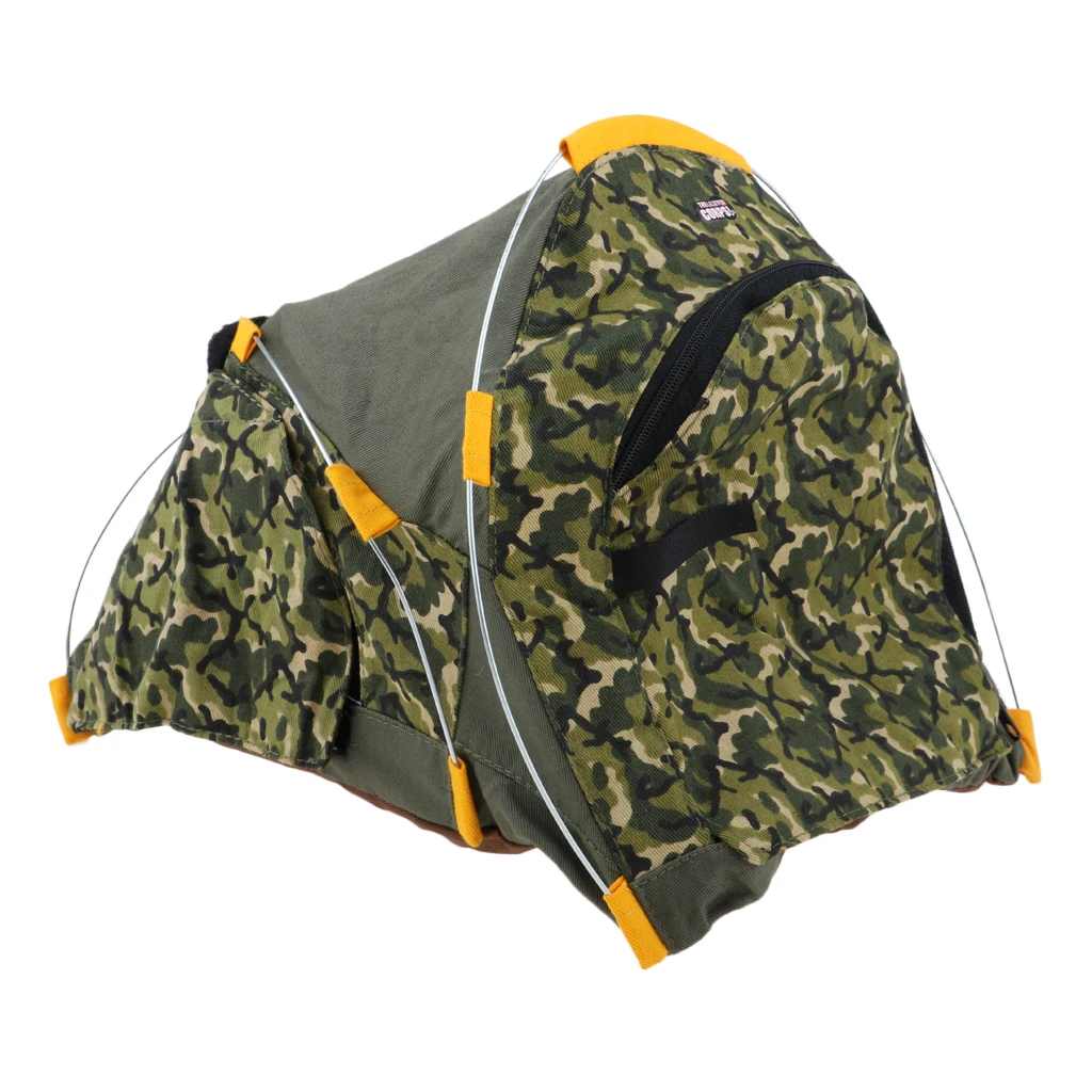 Fashion Dolls Outdoor Camping Tents Camouflage Tent For 1:6 Soldier Doll Toy