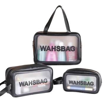 

Cosmetic Bag ,Portable Multipurpose Storage Bag Makeup Bag Organizer for Women, Pink/White/Black