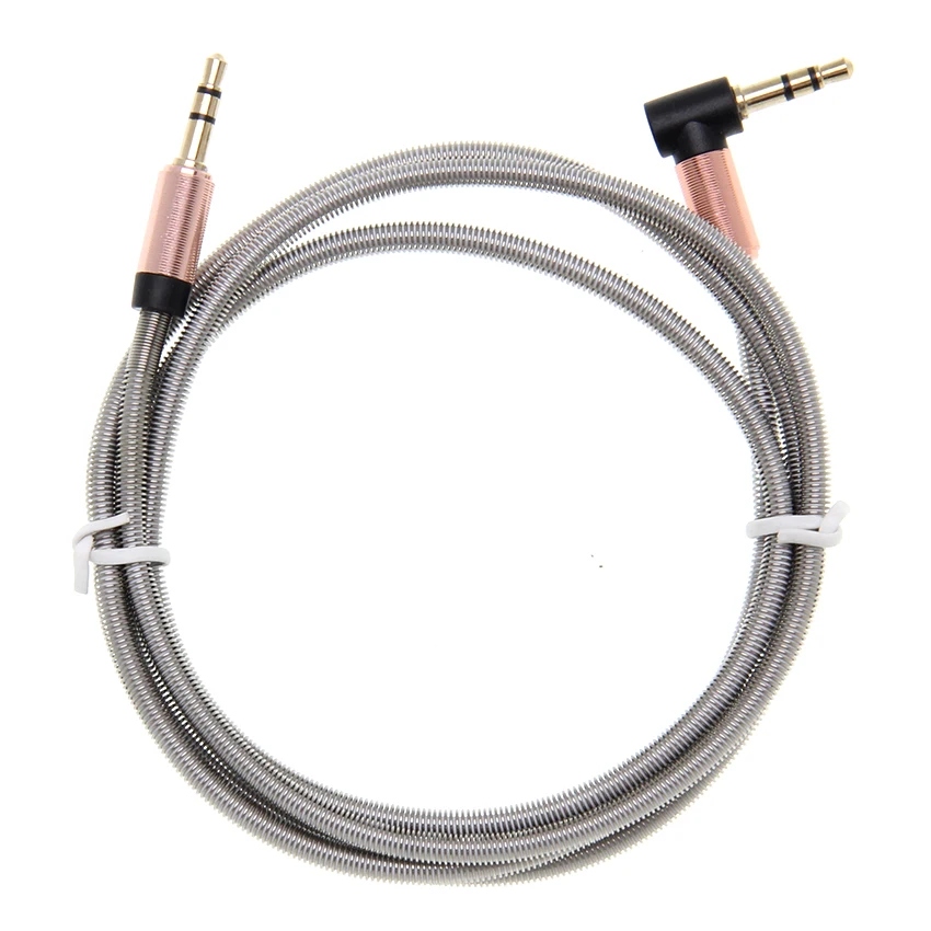 90 Degree Angle Audio Cable 3 5mm Aux Cables Jack 3 5mm Gold Plated Plug for Car Headphone Phone MP3 4 Speaker Auxiliary Cord