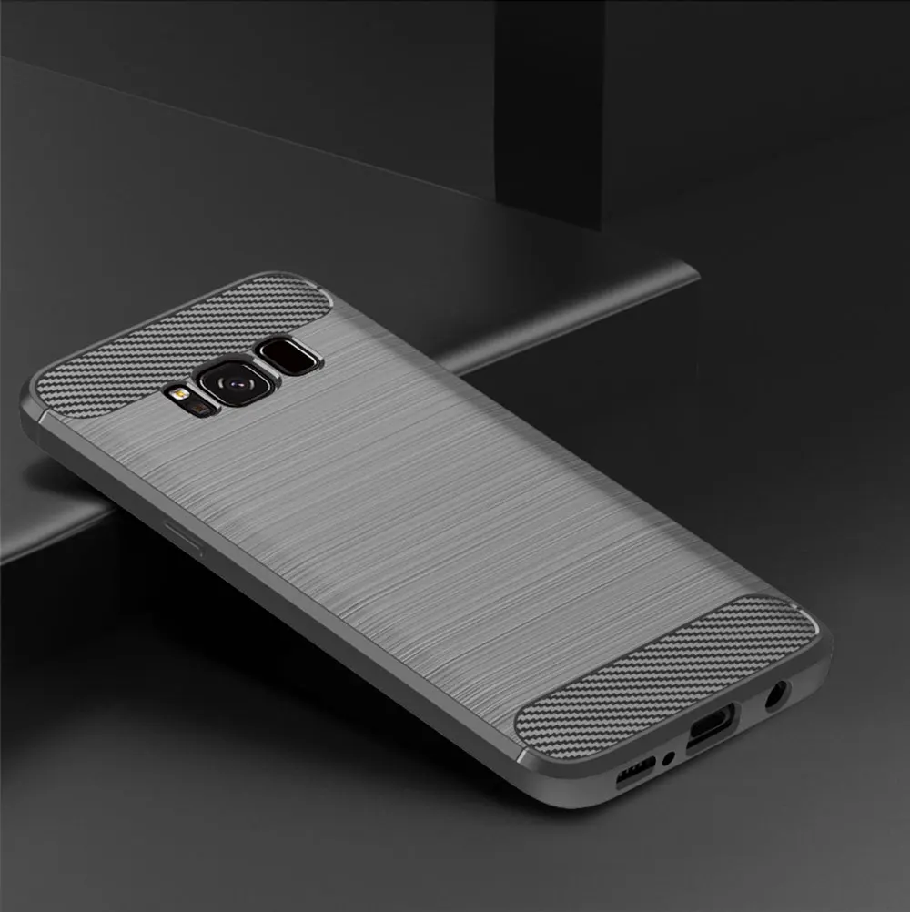 Силиконовый чехол для телефона Samsung Galaxy S8 Plus, мягкий чехол из углеродного волокна, бампер для Samsung Galaxy YS8 S 8 S8Plus 8 Plus SM G950F G955F SM-G950