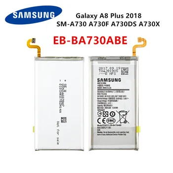 

SAMSUNG Orginal EB-BA730ABE 3500mAh Battery For Samsung Galaxy A8 Plus A8+ (2018) SM-A730 A730F A730DS A730X