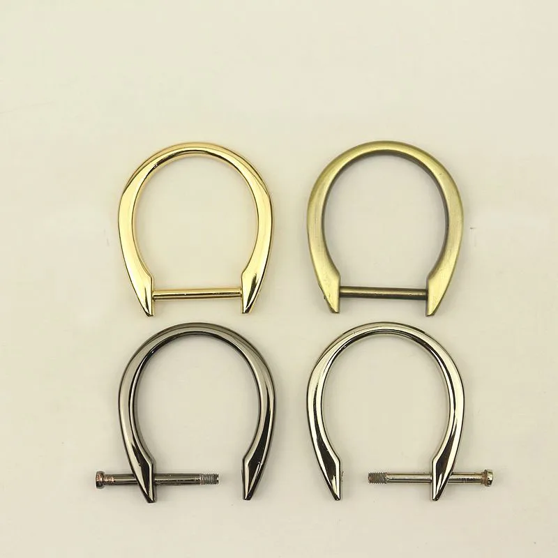 20Pc Metal Detachable Openable Removable Handbag Leather Shoulder HandBag Purse Strap Belt Web Screw Dee D Ring Buckle Clasp DIY