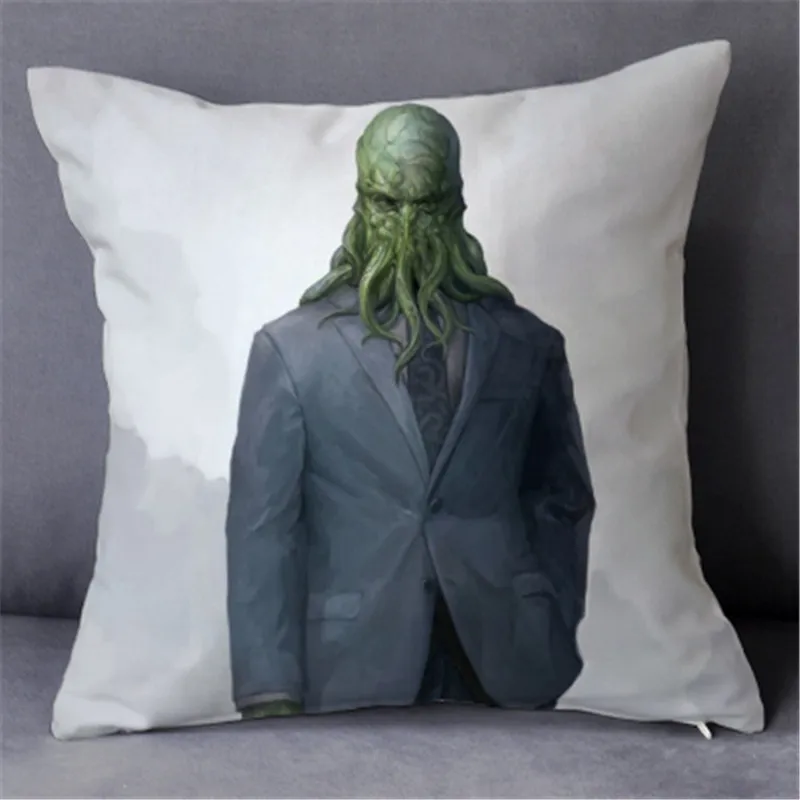 Cthulhu Mythos Great Old Ones Cthulhu короткая плюшевая подушка Креатив мультфильм гостиная диван пуховая подушка мягкие игрушки X2401 - Цвет: 40X40CM