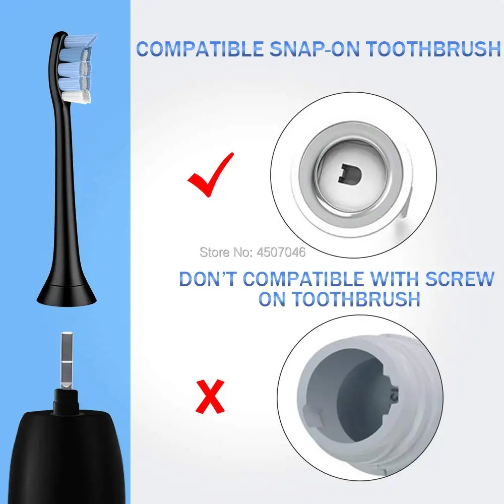 Brush Heads for Philips Sonicare, Fits 3 6 9 Series Gum Health, Diamond Clean, HealthyWhite, FlexCare, Easy to Clean