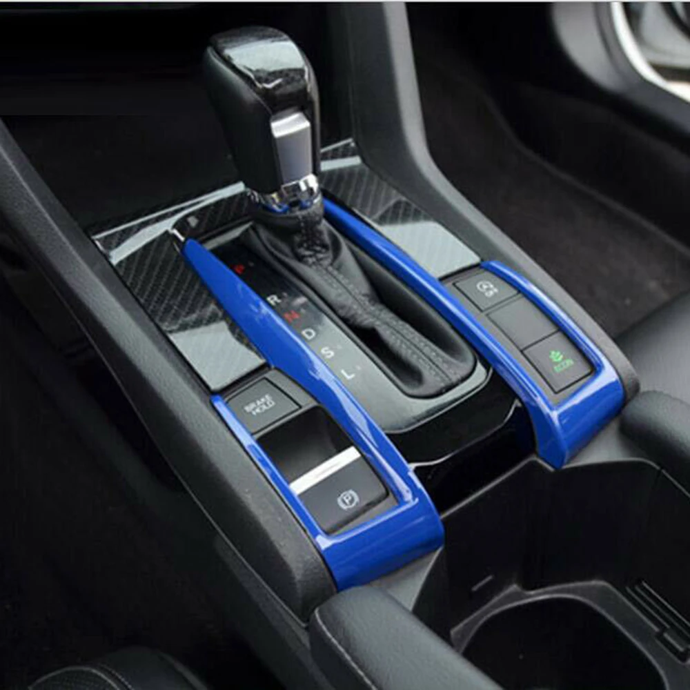 Переключение передач крышка 2 шт для Honda Civic 10th- ABS внутренний сдвижной каркас