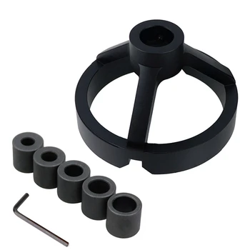 

WSFS Hot 90 Degree Drilling Guide Hole Puncher Locator Pocket Hole Fixture 6-10Mm Stainless Steel Bushing for Woodworking Tools