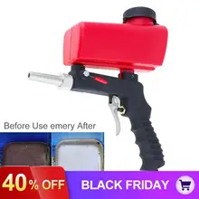 Портативный Ручной пневматический Пескоструйный пистолет Пескоструйный верхний горшок с 1/" воздуховодом для устранения ржавчины спрей полировка