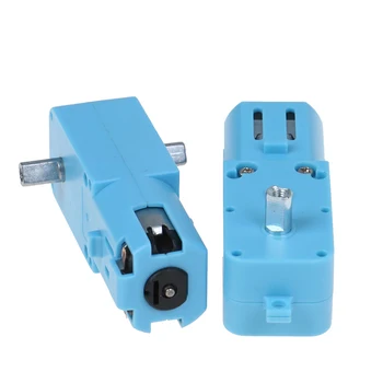 

1PC 1:90 Half Metal Single/Double Axis Gear Motor Vehicle Speed Reducer Motor Blue 6.4*2.3*2.1cm