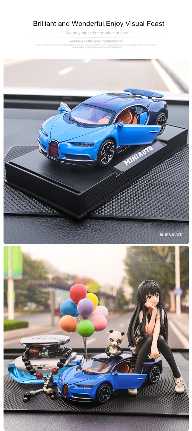 Украшение для салона автомобиля, 1:32 Bugatti, роскошный сплав, литье, модель автомобиля, украшение автомобиля, наряды, аксессуары, костюм для детей, подарки
