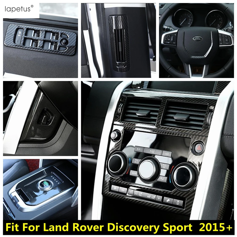 

Window Lift / Gear Shift Panel / Central Air AC Knob Frame Cover Trim ABS Accessories For Land Rover Discovery Sport 2015 - 2020