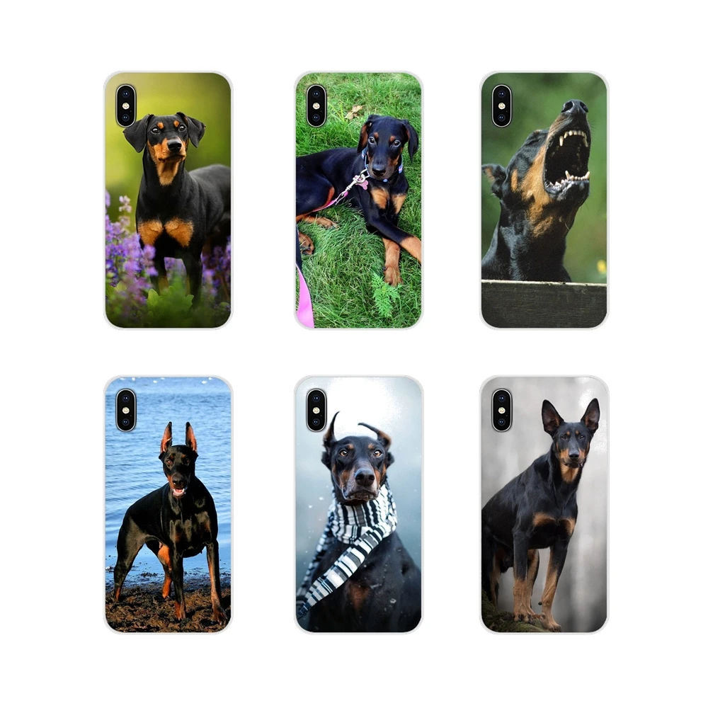 Чехол для телефона Huawei Y5 Y6 Y7 Y9 Prime Pro GR3 GR5 2017 2018 2019 Y3II Y5II Y6II Pinscher Doberman собака язык