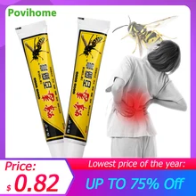 1 4 pces artrite alívio da dor pomada abelha veneno creme articulação dor lombar pescoço volta dor muscular ortopédico analgésico gesso