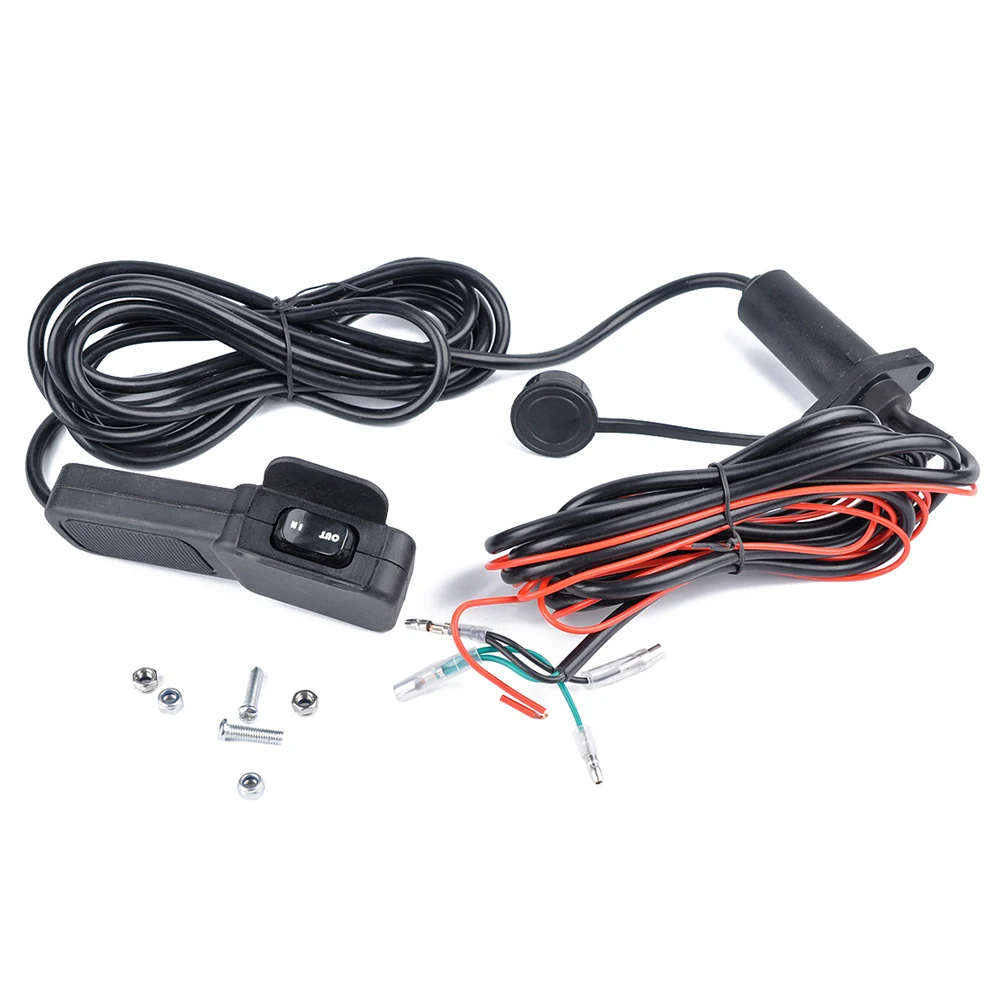 Универсальный 12 V/24 V ATV/utvлебедка проводной пульт дистанционного переключателя Водонепроницаемый Управление Системы ATV Запчасти и аксессуары