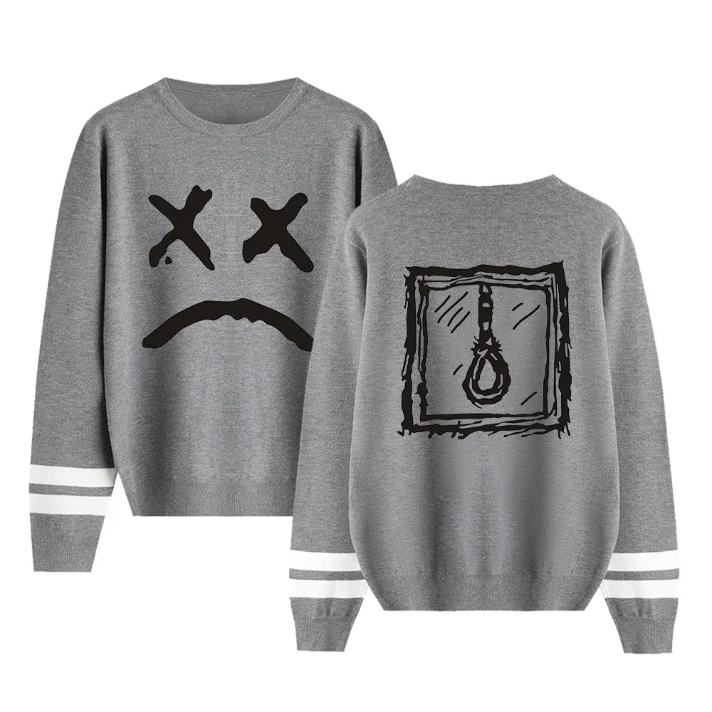 Lil Peep Lovers свитер осенний Круглый вырез вязаный список длинный рукав свитер модный принт качественный женский теплый пуловер
