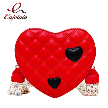 

Fashion Stitching Color Heart Design Women's Pu Purses and Handbags Crossbody Bag Shoulder Bag Totes Bag Girl's Clutch Bag Flap