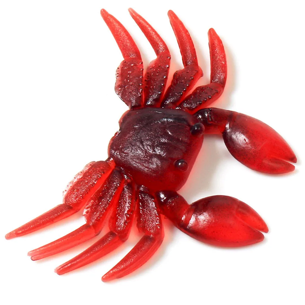 1 шт. рыболовные приманки Моделирование Краб рыболовная приманка с крючком в виде