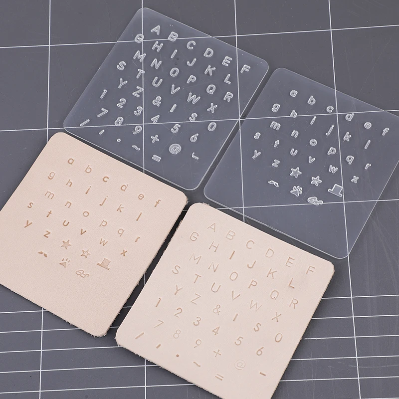 Leather Stamping Tools Numeric Character Shape Stamp Punch Set for Leather Embossing Craft DIY Leather Stamper Leather Working