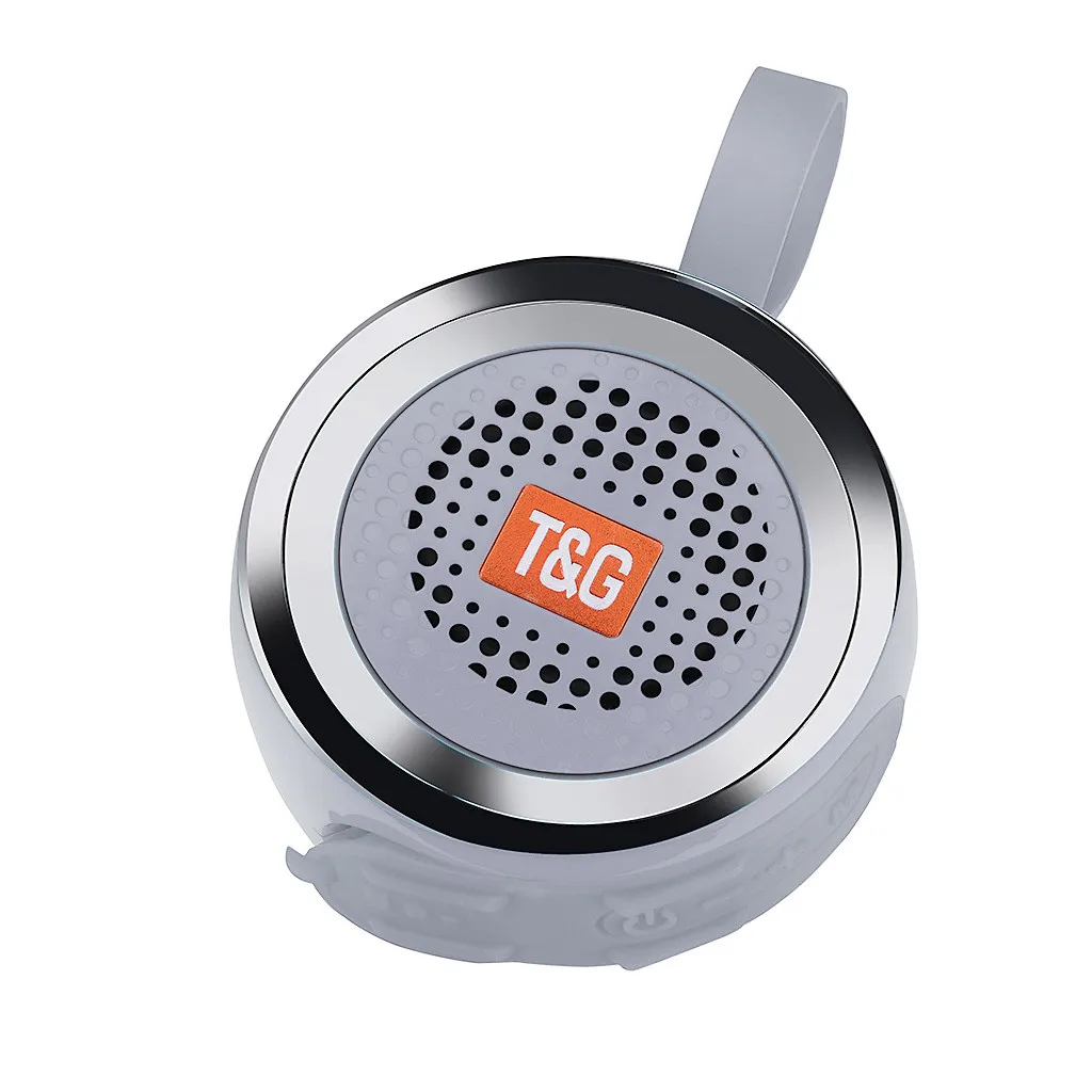 TG 146 беспроводной Bluetooth динамик открытый стерео бас USB/TF/FM Радио Аудио Bluetooth динамик беспроводной громкий динамик открытый - Цвет: Gray