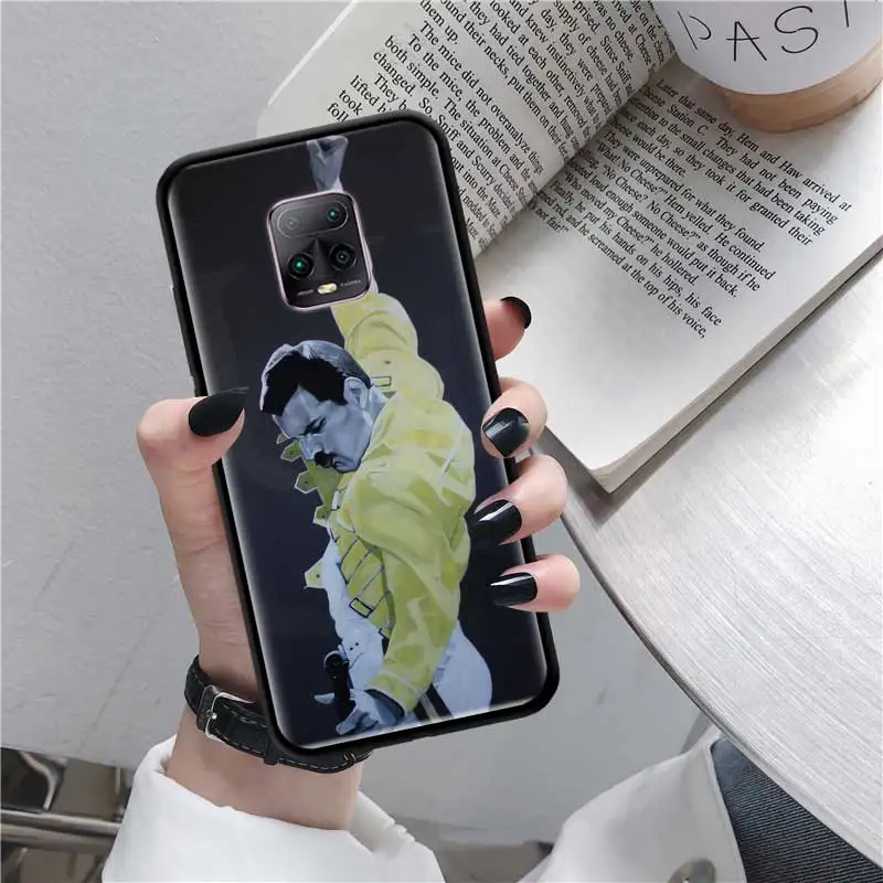 Black Tpu Capa For Xiaomi Redmi Note 8 9S 8T 9 7 10X 5G K30 Pro Zoom 7A 8A K30i Coque Phone Cases Freddie Mercury Queen Band Black Tpu Capa For Xiaomi Redmi Note 8 9S 8T 9 7 10X 5G K30 Pro Zoom 7A 8A K30i Coque Phone Cases Freddie Mercury Queen Band